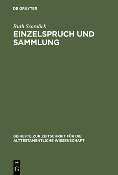 Hardcover Einzelspruch und Sammlung [German] Book