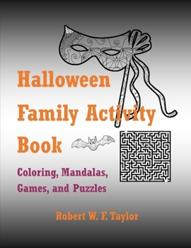 Paperback Halloween Family Activity Book