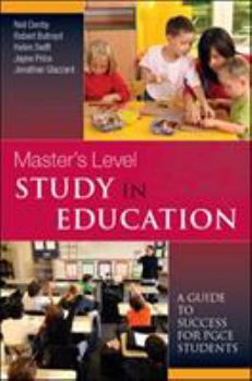 Paperback Master's Level Study in Education: A Guide to Success for Pgce Students Book