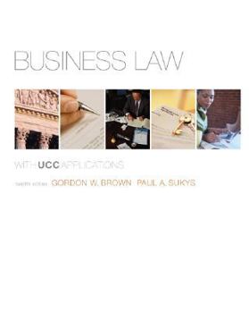 Hardcover Business Law with UCC Applications Book