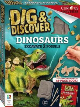 Paperback Dig & Discover Dinosaurs Kit Book