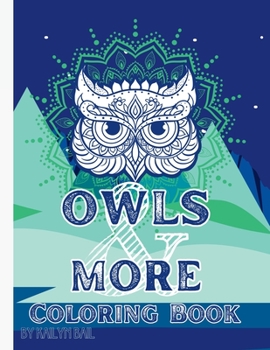 Paperback Owls and More Coloring Book