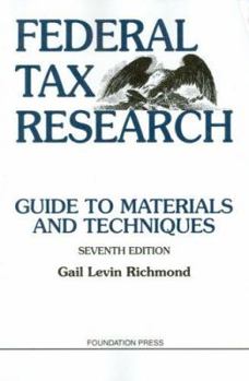 Paperback Federal Tax Research (University Textbook Series) Book