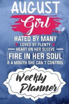 Paperback Weekly Planner: Born In August Themed Monthly Weekly Daily Planner Calendar Schedule Organizer Appointment Journal Notebook For People Book