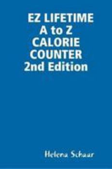 Paperback EZ LIFETIME A to Z CALORIE COUNTER 2nd Edition Book
