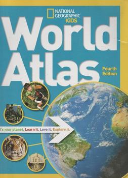 Paperback National Geoghraphic Kids World Atlas 4th edition Book