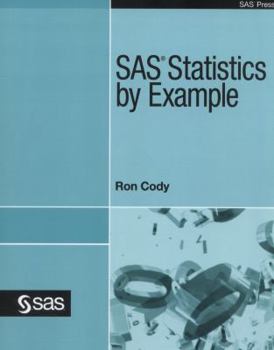 Paperback SAS Statistics by Example Book