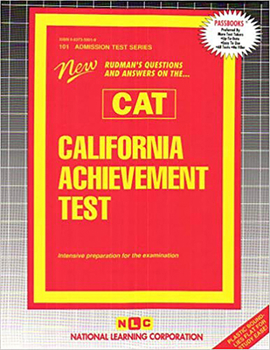 Spiral-bound California Achievement Test (Cat) Book