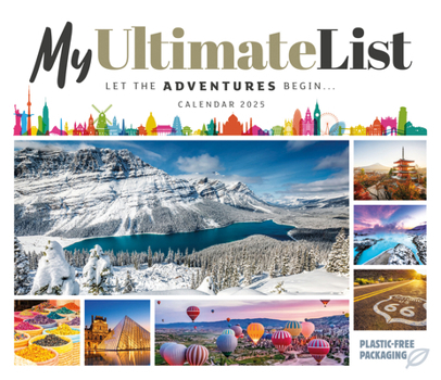 Calendar 2025 My Ultimate List, Boxed Calendar: Plastic Free Packaging Book