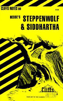 Paperback Cliffsnotes on Hesse's Steppenwolf & Siddhartha Book