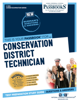 Paperback Conservation District Technician (C-3918): Passbooks Study Guide Volume 3918 Book