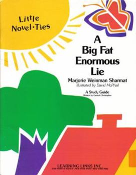 Paperback Big Fat Enormous Lie: Novel-Ties Study Guide Book