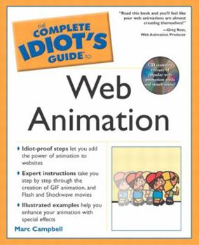 Paperback Complete Idiot's Guide to Web Animation Book