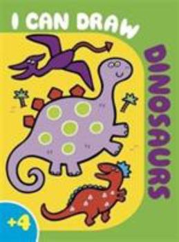 Paperback I Can Draw Dinosaurs: Colouring, Learn to Draw, Activity Book