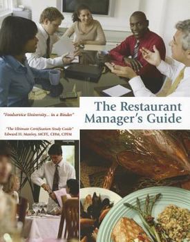 Paperback The Restaurant Manager's Guide Book