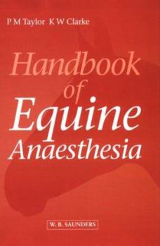 Paperback Handbook of Equine Anaesthesia Book