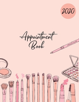 Paperback 2020 Appointment Book: Large Diary with 15 Minute Time Slots: 8AM - 9PM: 6 Days At A Glance Book