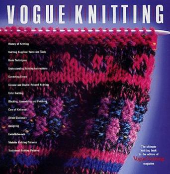 Hardcover Vogue Knitting Book