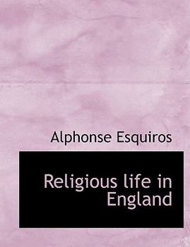 Hardcover Religious Life in England Book