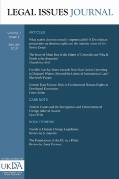 Paperback Legal Issues Journal 7(1) Book