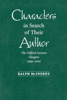 Paperback Characters in Search of Their Author: The Gifford Lectures, 1999-2000 Book