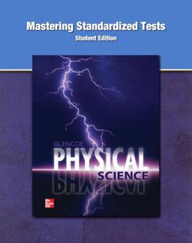 Paperback Physical Science, Mastering Standardized Tests, Student Edition Book