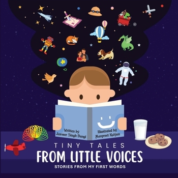 Paperback Tiny Tales From Little Voices: Stories From My First Words [Large Print] Book