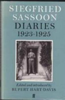 Hardcover Siegfried Sassoon Diaries, 1923-1925 Book