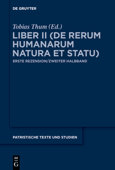 Hardcover Liber II (De rerum humanarum natura et statu) [Greek, Ancient (To 1453)] Book