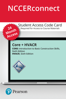 Printed Access Code Core + Hvacr Level 1 -- Nccerconnect with Pearson Etext Access Card Book