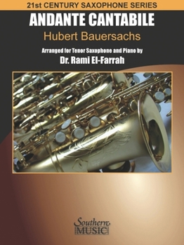 Paperback Andante Cantabile: For Tenor Saxophone and Piano Book