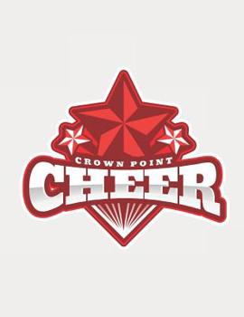 Paperback Crown Point Cheer: Wide Ruled Notebook Book