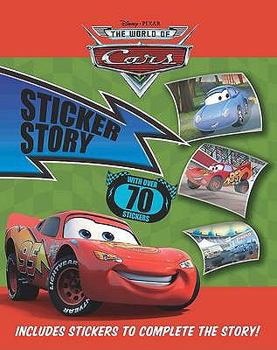 Paperback Disney "Cars" Sticker Scene Story Book