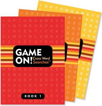 Hardcover Game On! Cross Word Searches Book