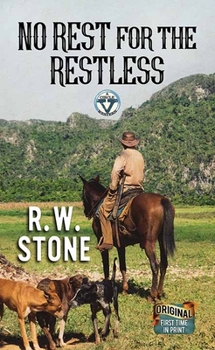 Library Binding No Rest for the Restless: A Circle V Western [Large Print] Book