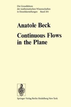 Paperback Continuous Flows in the Plane Book
