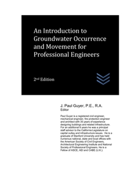 Paperback An Introduction to Groundwater Occurrence and Movement for Professional Engineers Book