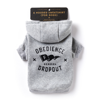 Obedience School Dropout Dog Hoodie - S