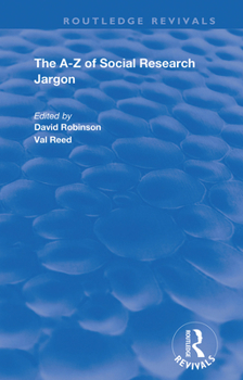 Hardcover The A-Z of Social Research Jargon Book