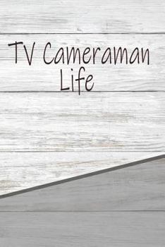 Paperback TV Cameraman Life: Personalized Rustic Isometric Dot Notebook 120 Pages 6x9 Book