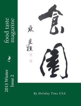 Paperback food taste magazine Book