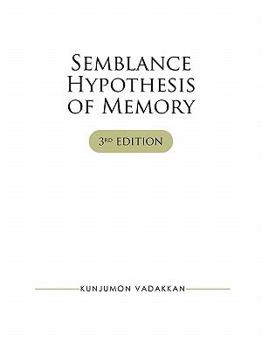 Paperback Semblance Hypothesis of Memory Book