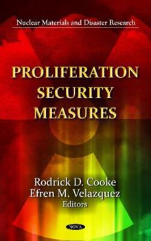 Hardcover Proliferation Security Measures (Nuclear Materials and Disaster Research) Book