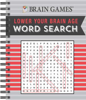 Spiral-bound Brain Games - Lower Your Brain Age - Word Search Book