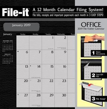 Calendar Office 2019 File-It Book