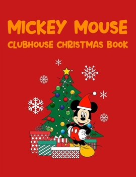 Paperback Mickey Mouse Clubhouse Christmas Book: Mickey mouse goes christmas shopping little golden book 20 Pageg - 8.5" x 11" Book