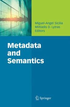 Paperback Metadata and Semantics Book