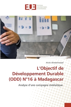 Paperback L'Objectif de Développement Durable (ODD) N°16 à Madagascar [French] Book