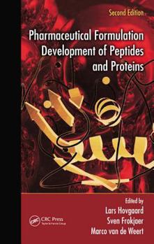 Hardcover Pharmaceutical Formulation Development of Peptides and Proteins Book
