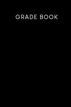 Paperback Grade Book: Grade booklet for pupils and students - Design: Black Book